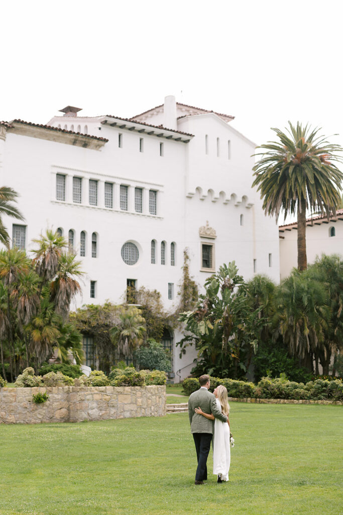 Santa Barbara Courthouse Elopement editorial photographer